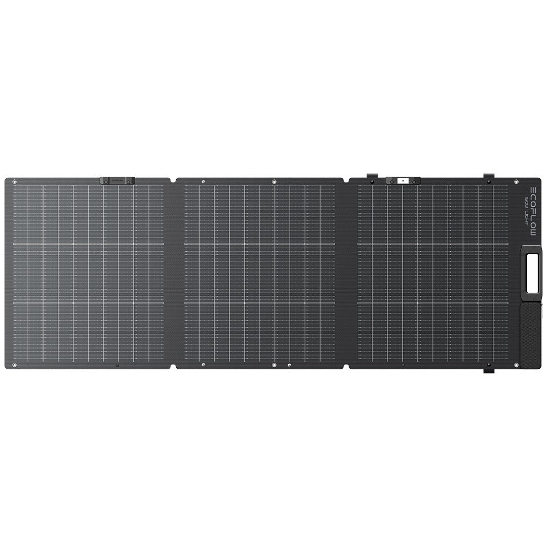 EcoFlow 160W lichtgewicht opvouwbaar dubbelzijdig zonnepaneel